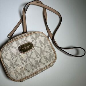 Michael Kors Beige Crossbody Bag